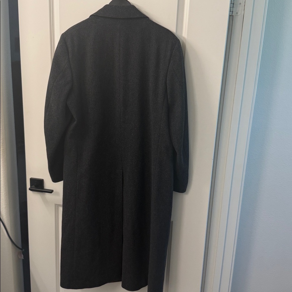 Nordstrom 100% Pure Wool Overcoat Tailored In The USA - Picture 6 of 14